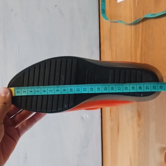 Coach Rain Boots US Size 5 Color Red For Women - Picture 14 of 15